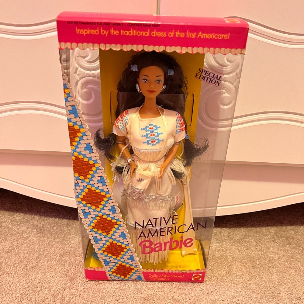 Special edition Dolls of the world Native American Barbie new in box. NRFB!